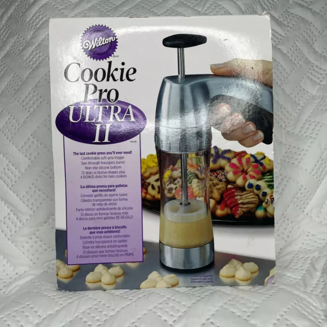 Wilton Cookie Pro Ultra II Cookie Press - 16 Discs.