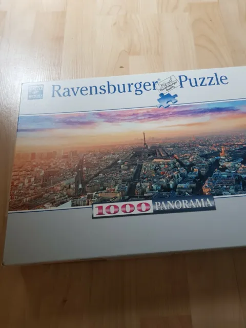 Ravensburger Puzzle Panorama ''Paris im Morgenglanz'' 1000Teile Nr.150892 Spiel