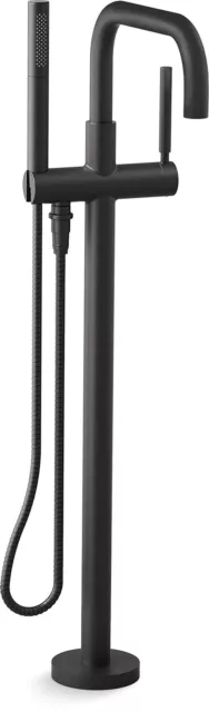 Kohler K-T97328-4-BL Purist Bathtub Faucet, Matte Black.