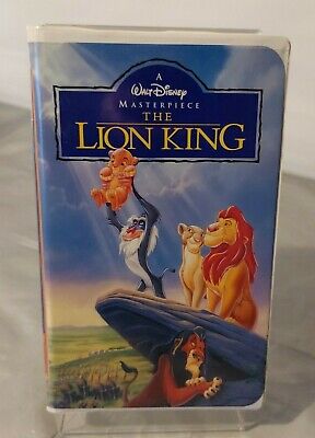 THE LION KING Video Tape VHS 1996 Black Diamond WALT DISNEY MASTERPIECE ...