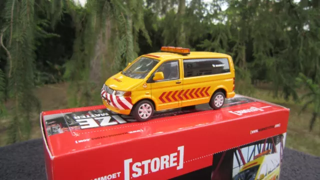 Wsi Mammoet 9998 Conrad Nzg Imc Ycc Twh Vw Transporter Escort Van N°3 Mint Box !