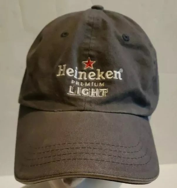 Heineken Light Beer 2006 US Open Baseball Hat Cap Breweriana Tennis Gray Grey