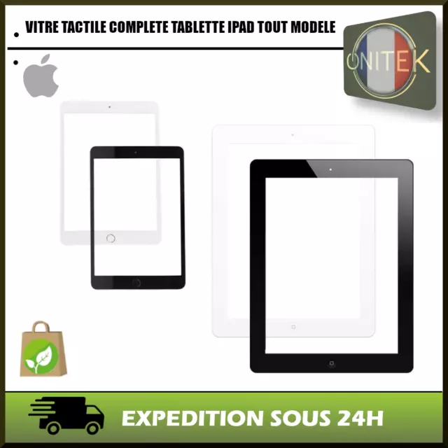 Vitre Tactile Apple Ipad Complete Tablette Ipad 2 A 9 Mini 1/2/3/4 Air 1/2