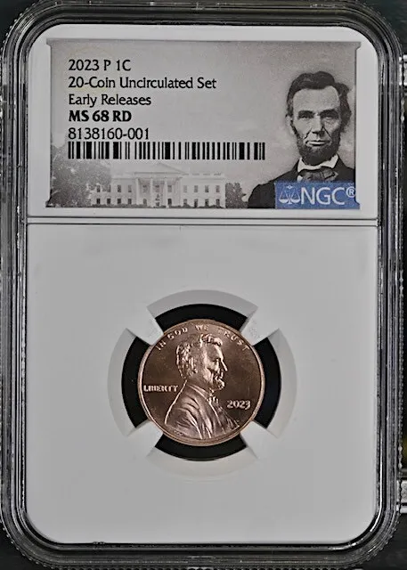 2023-P Lincoln Cent NGC MS 68 RD Early Releases * Tough Date!! *