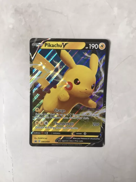 Shining Fates | Pikachu V Jumbo Promo | SWSH061 | Pokemon Card