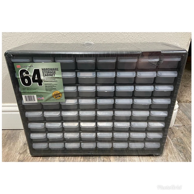 Akro-Mils 10164, 64 Drawer Plastic Parts Storage Hardware and Craft Cabinet