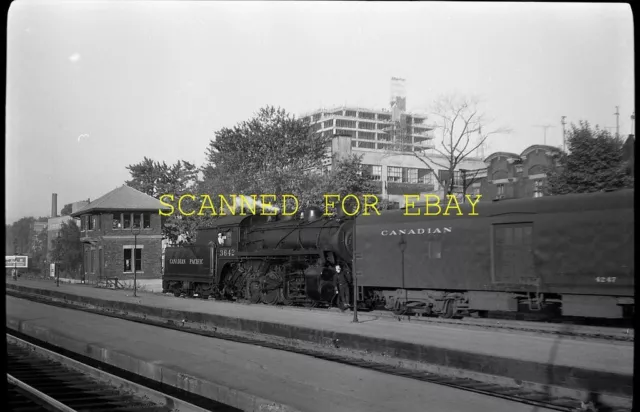 Aug 1957 Canadian Pacific #3642 Ottawa Montreal Quebec ORIGINAL PHOTO NEGATIVE
