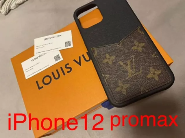 Louis Vuitton M69782 Bumper Dauphine iPhone12/ 12 PRO Case Monogram Brown  Gold