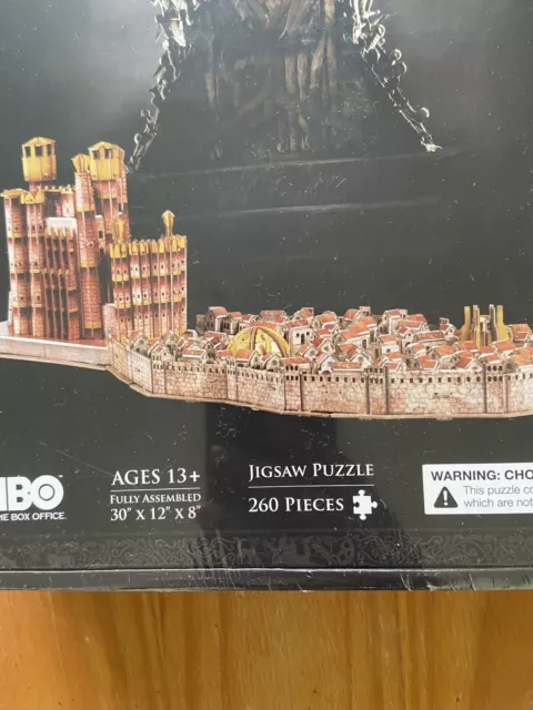 Game of Throne Trones 3D puzzle  Neuf 250 Pieces 2