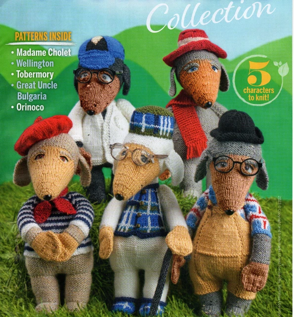 (3638) DK TOY Knitting Pattern A4 Booklet for FIVE Wombles!!! £3.24