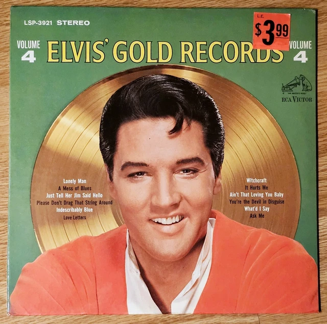 ELVIS PRESLEY ELVIS' Gold Records Vol. 4 FACTORY SEALED 1968 FIRST