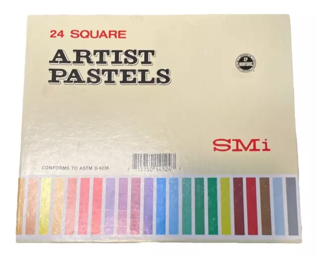 SMi Square Artist Pastels 48 Assorted Chalk Art