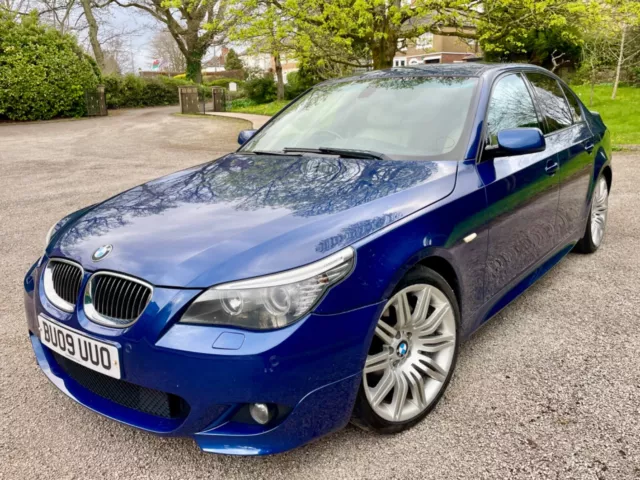 BMW 525D M SPORT BUSINESS EDITION LCI RARE MANUAL BEAUTIFUL LEMANS BLUE 530d 3.0