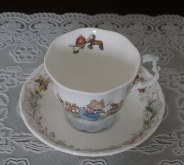 VINTAGE Royal Doulton Brambly Hedge The Birthday Cup and Saucer, England