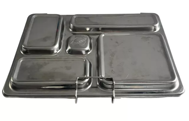 PLANETBOX Rover Stainless Steel Metal 5 Compartments Bento LUNCH BOX Planet Box PLANETBOX Rover Stainless Steel Metal 5 Compartments Bento LUNCH BOX Planet Box