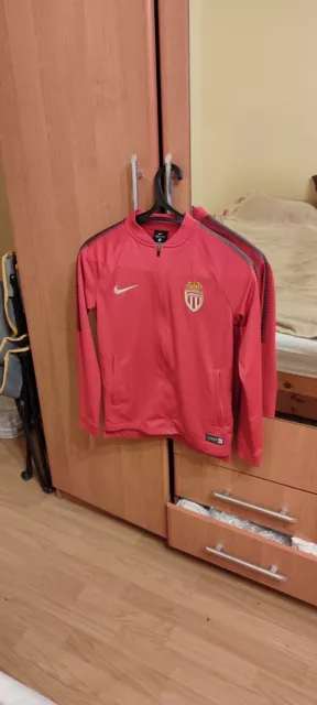 Giacca da pista da calcio Nike AS Monaco da ragazzo taglia M 10-12 anni