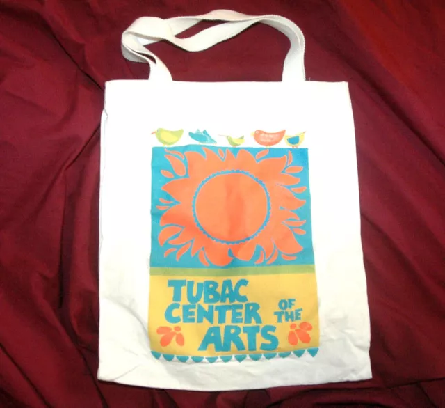 Rare TUBAC CENTER OF THE ARTS Canvas TOTE BAG Reusable Shopping VTG Arizona