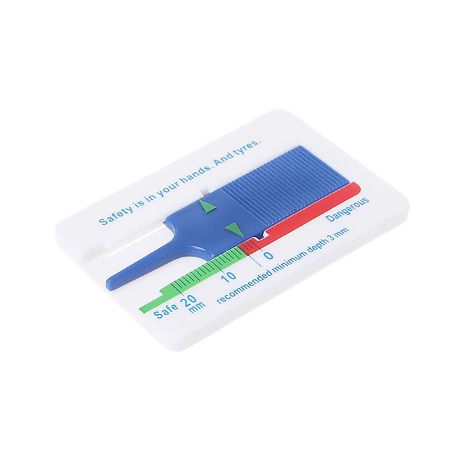 Tyre Tread Depth Vernier Caliper Ruler Tire Thickness Gauges Tester Meter Tool