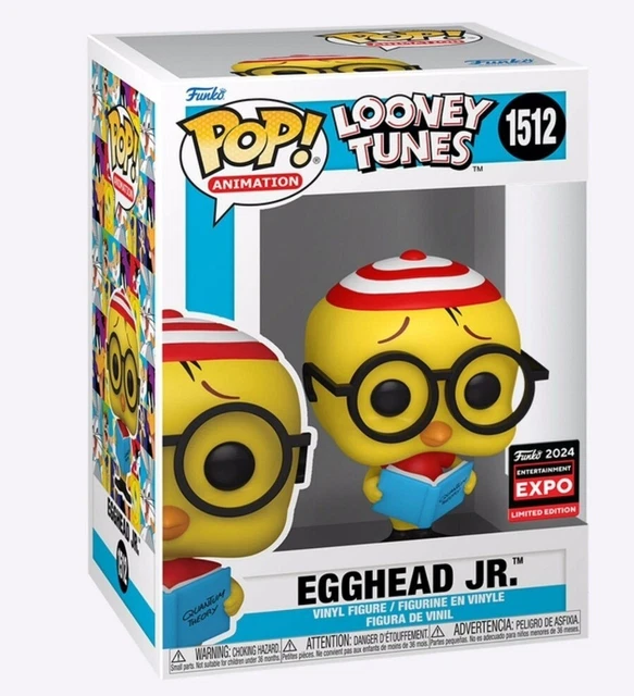 FUNKO POP LOONEY Tunes Egghead Jr. C2E2 2024 Shared w/Protector