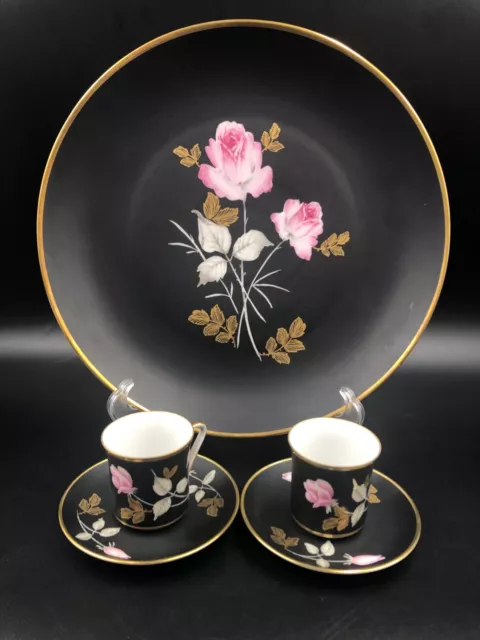 Set per torta dolci piatto con relativa tazza tazze caffè moka Limoges