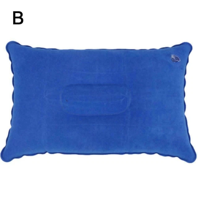 Inflatable Camping Pillow Blow Up Festival Outdoors Travel Cushion HOT X5G2