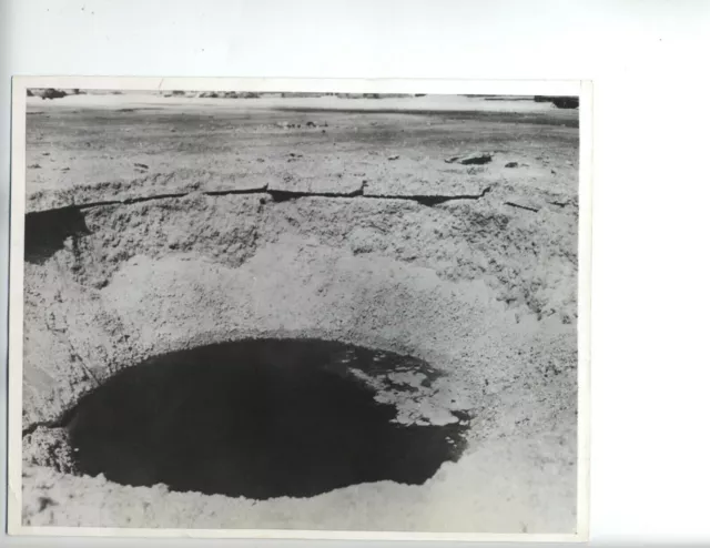 Pearl Harbor Bombing Photo 1941 Original Oahu Hawaii Crater Vintage Japan Wwii