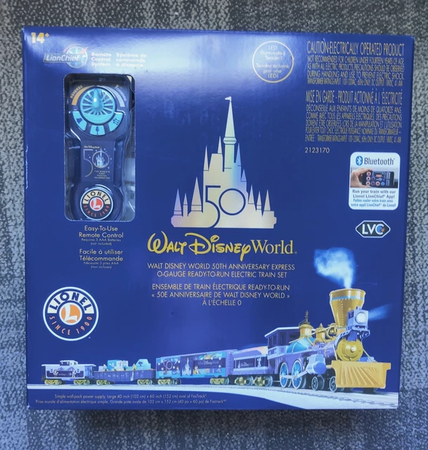 DISNEY LIONEL TRAIN Set Walt Disney World 50th Anniversary 424.99