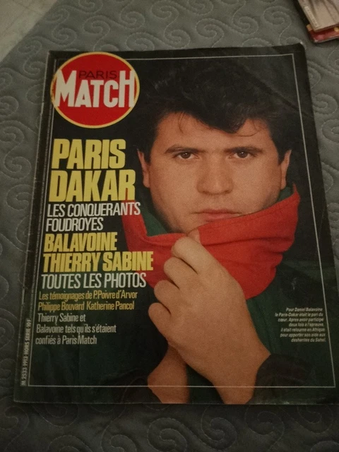 Paris Match Hors-Série Janvier 1986 - Dakar: Mort De Balavoine / Sabine - État Collector
