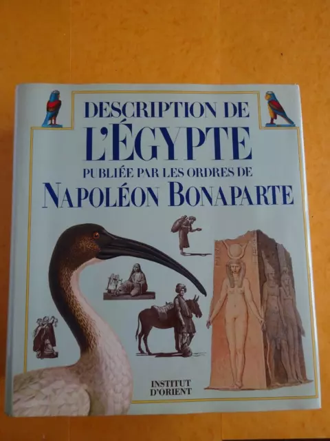 DESCRIPTION DE L'EGYPTE publiée par les ordres de NAPOLEON BONAPARTE  TBE  RARE