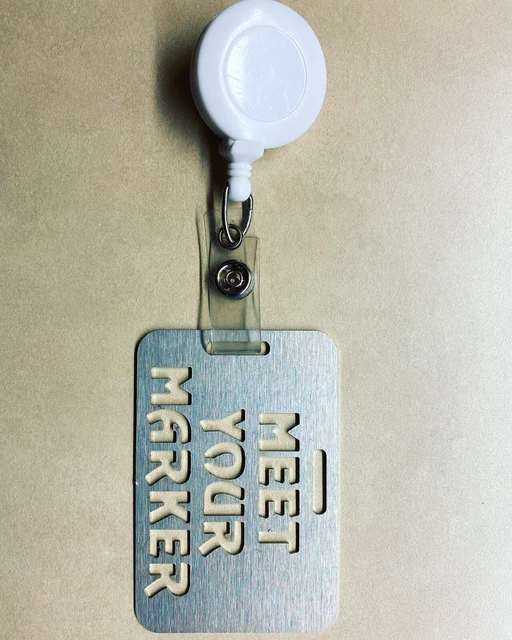 Stainless Steel X-RAY MARKERS PARKER Won’t Break,Crack,Bend Badge Holder New