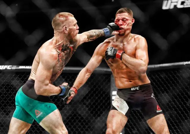 Conor McGregor V Nate Diaz UFC 202 Art Print Photo Picture Pic Poster A3 A4