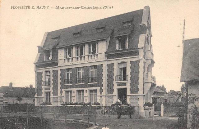 Cpa 60 Marginny Les Compiegne Properties E.mauny