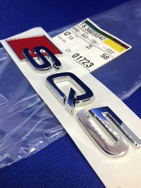 Badge Calandre Audi A6 S6 RS6 C8 (depuis 2018) – Logo Anneaux Noir, Origine Allemagne, Pièce OEM