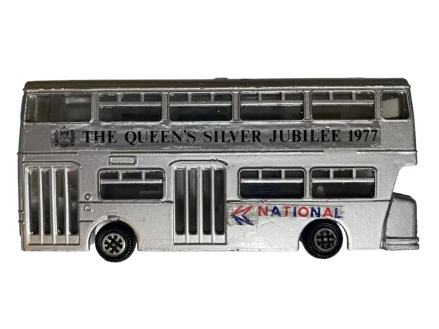 Dinky Toys Vintage Atlantean Bus - The Queens Silver Jubilee 1977