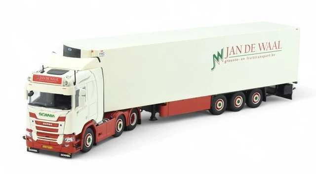 Camion SCANIA R Highline 4x2 TEKNO – 1/50 – Citerne 3 Essieux TVT – Orange – Neuf