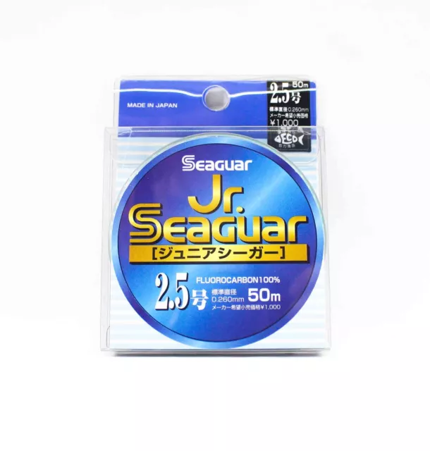 SEAGUAR FLUOROCARBON JR Leader Line 50m Size 2 8lb 0.235mm (2251) £12.48 -  PicClick UK