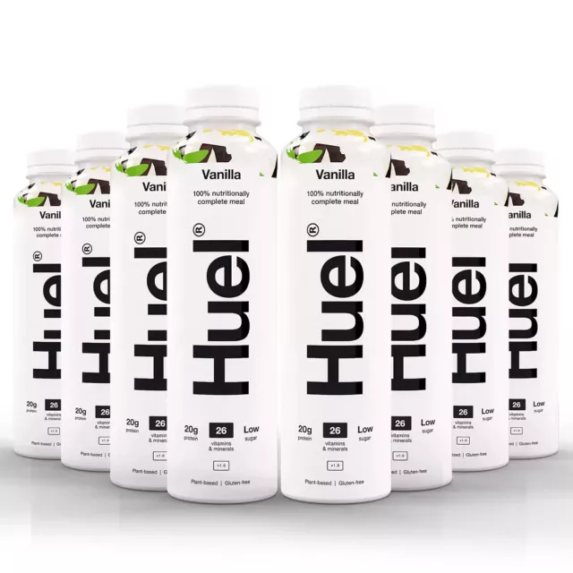 Huel Ready to Drink Vanilla Shake 20g Protein Meal | Vegan Gluten Free 500ml