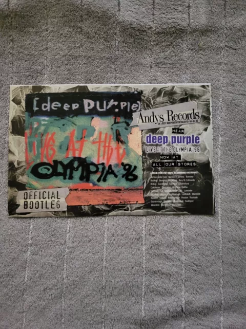 Tpgm30 Advert 5X8 Deep Purple : 'Olympia '96'