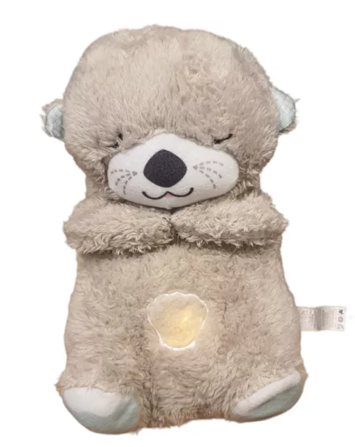 FISHER PRICE - Ma Loutre Câlins Bonne Nuit - Peluche Lumière et Musique Bébé