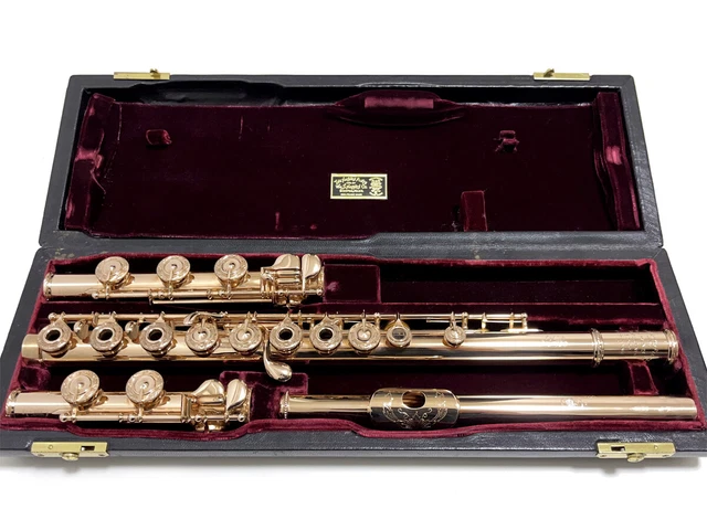 Rarity Wm.S.Haynes Haynes 14 Gold Handmade Flute 14K Sculpture