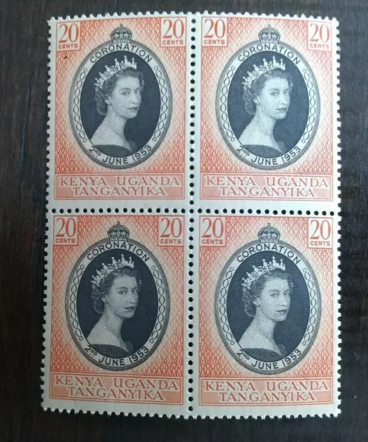 1953 Queen Elizabeth Coronation Stamps - Kenya Uganda Tanganyika - 20c MNH KUT