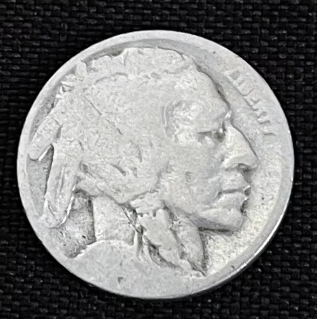 US Buffalo Nickel 5¢ Coin 192?-D Denver -Five Cents- DATELESS