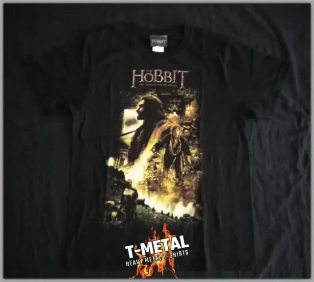 LO HOBBIT T-Shirt - Size S - Desolation of Smaug - (T-METAL STORE)