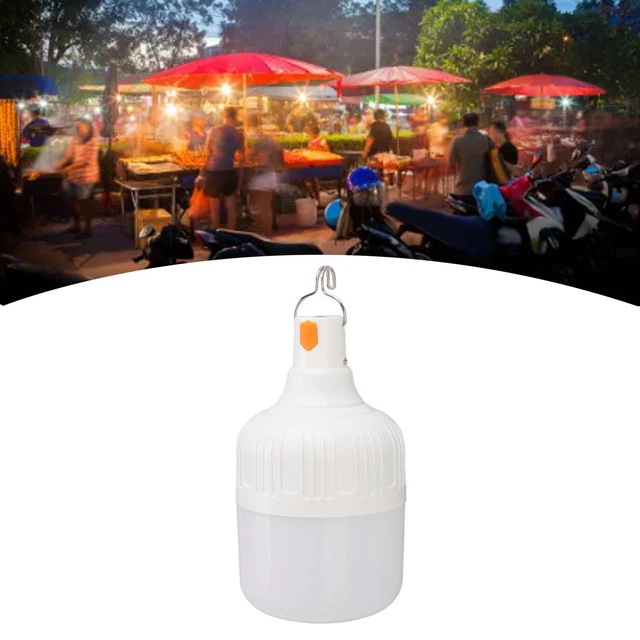 USB Rechargeable Light Bulb Portable Emergency LED Light Bul With Hook