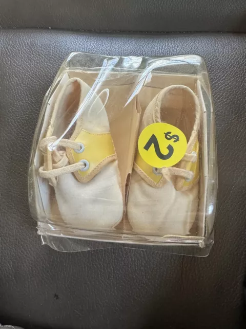 Mrs Days Ideal Baby Doll Crib Shoes Infant Style 73 Color Maize Size 1