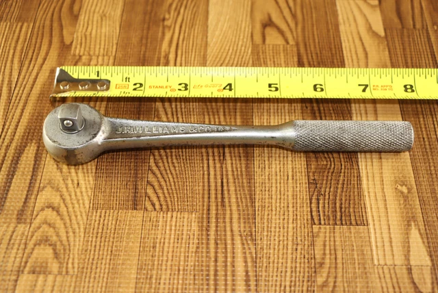 J.H. Williams & Co B-52 3/8'' Drive Knurled Handle Ratchet USA J.H. Williams & Co B-52 3/8'' Drive Knurled Handle Ratchet USA