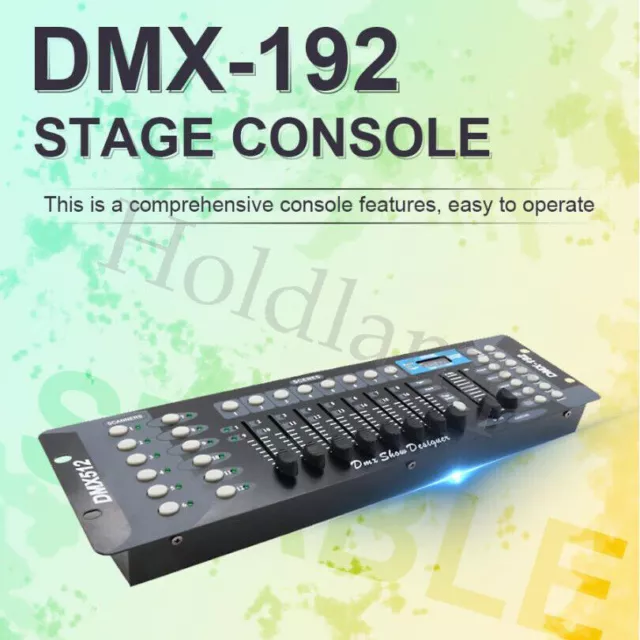 Controller 192CH DMX512 Stage Light Console Light Operator Disco Party Club Show