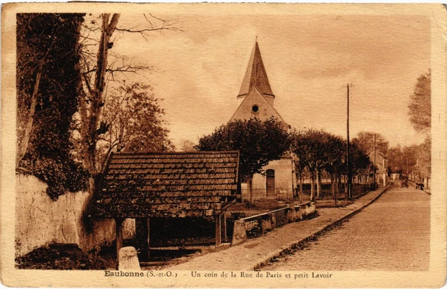 CPA Eaubonne Un coin de la Rue de Paris FRANCE (1308076)