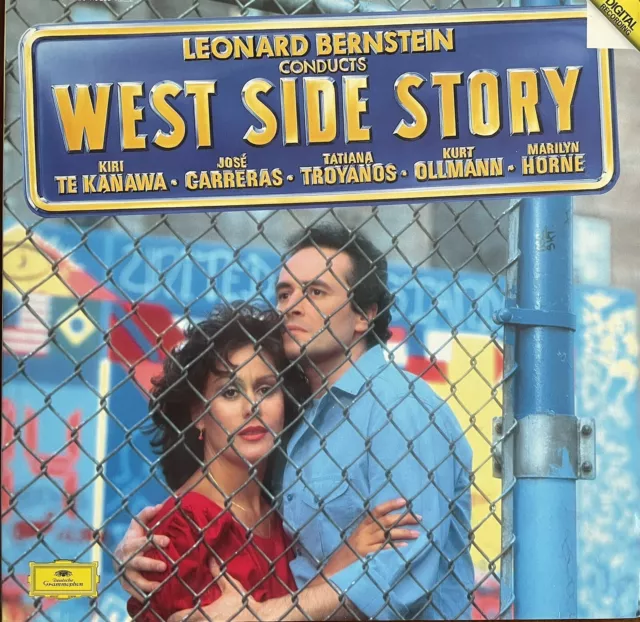 Bernstein West Side Story, Carreras, Te Kanawa, Bernstein, Doppel-LP
