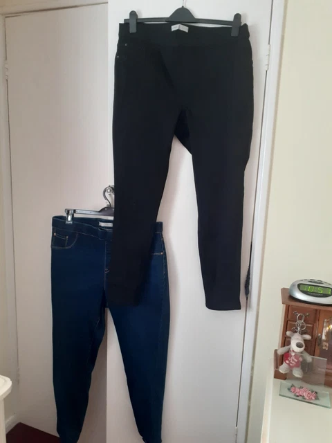 2 PAIRS JEGGINGS By George At Asda 1 Black 1 Blue size 18 Brand new 14.00 PicClick UK